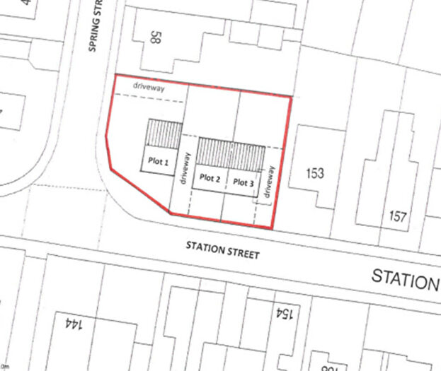3 Bedroom Detached House For Sale In Development Opportunity At Spring Street, Castle Gresley, DE11