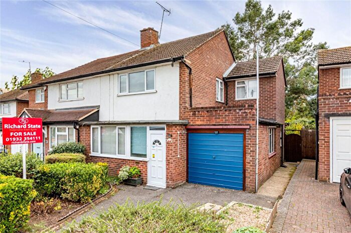 3 Bedroom Semi-Detached House For Sale In Kingston Rise, New Haw, Addlestone, Surrey, KT15