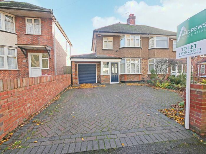 2 Bedroom Semi-Detached House To Rent In Pield Heath Road, Uxbridge UB8