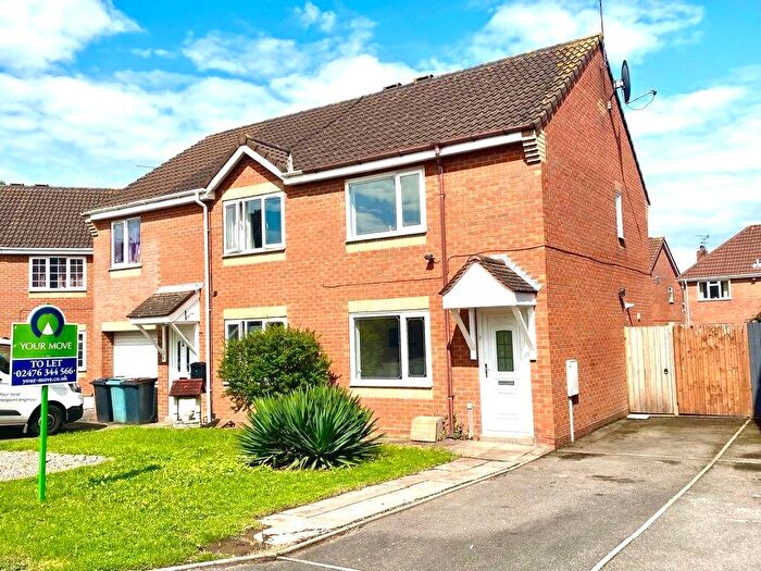 2 Bedroom Semi-Detached House To Rent In Albrighton Walk, Nuneaton, Warwickshire, CV11