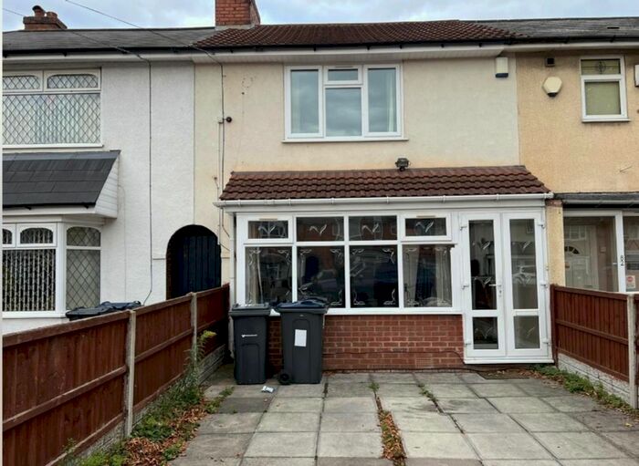 3 Bedroom Terraced House To Rent In Springcroft Road, Tyseley, Birmingham, B11