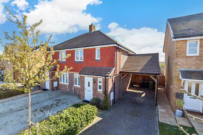 3 Bedroom Semi-Detached House For Sale In St. Lawrence Crescent, Coxheath, Maidstone, Kent, ME17
