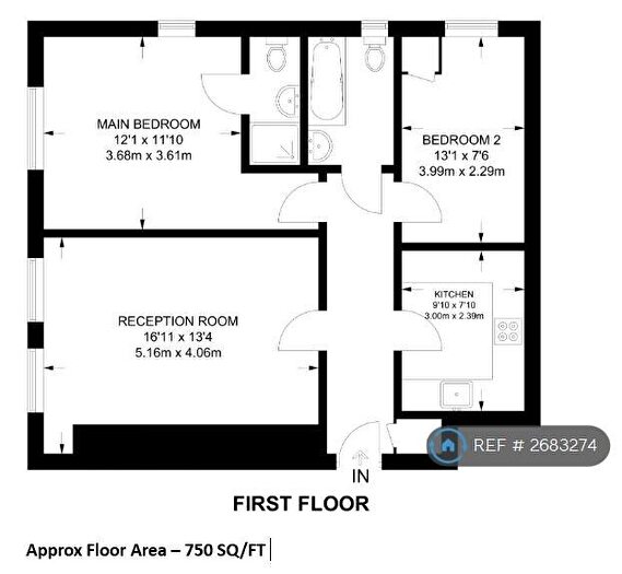 2 Bedroom Flat To Rent In York Road, Woking, GU22