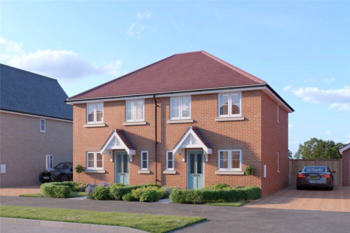 2 Bedroom Semi Detached House For Sale In Plot, The Chloe, Barleyfields, Barleyfield Drive, Weeley, Clacton-On-Sea, CO16