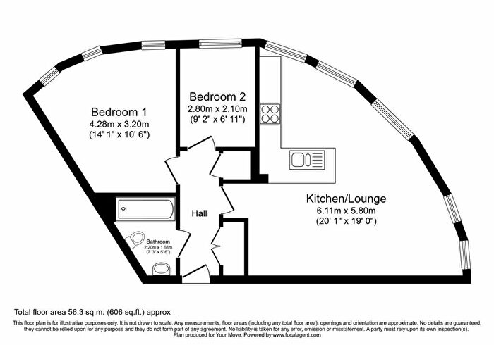 2 Bedroom Flat To Rent In Briton Street, Southampton, Hampshire, SO14