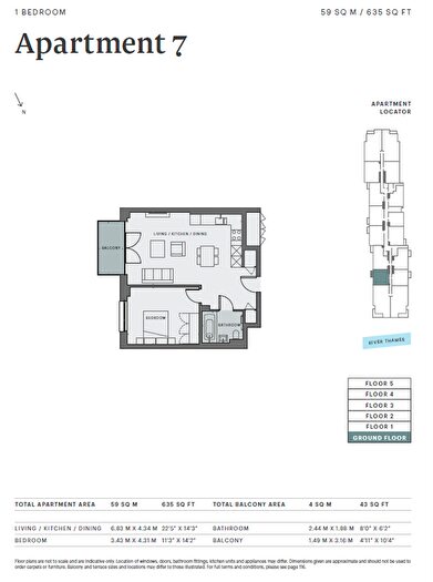 1 Bedroom Flat For Sale In Camera House, Teddington Riverside, Teddington, TW11