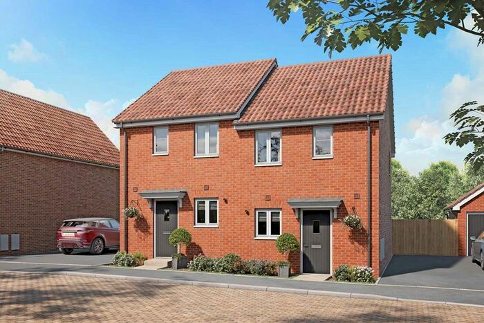 2 Bedroom Detached House For Sale In "The Canford - Plot " At Brooke Way, Stowmarket, IP14