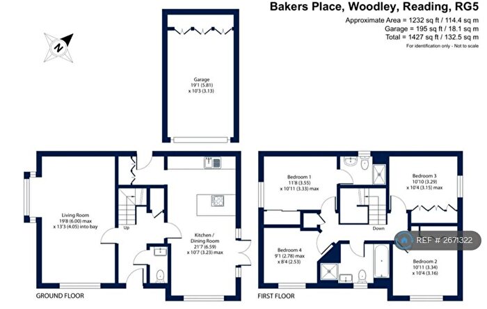 4 Bedroom Detached House To Rent In Bakers Place, Reading, RG5