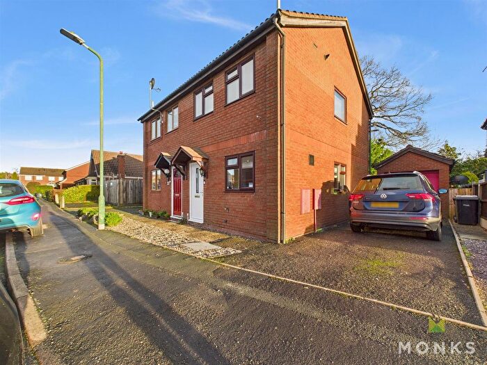 2 Bedroom Semi Detached House For Sale In Leafields, Shrewsbury, SY1