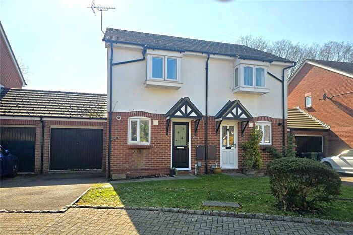 2 Bedroom Semi Detached House For Sale In Haining Gardens, Mytchett, Surrey, GU16