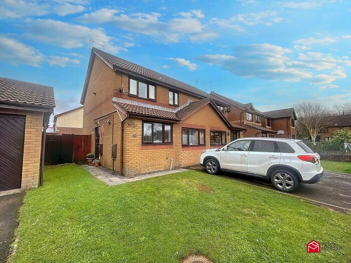 3 Bedroom Semi-Detached House For Sale In Pont Newydd, Pencoed, Bridgend, Bridgend County., CF35