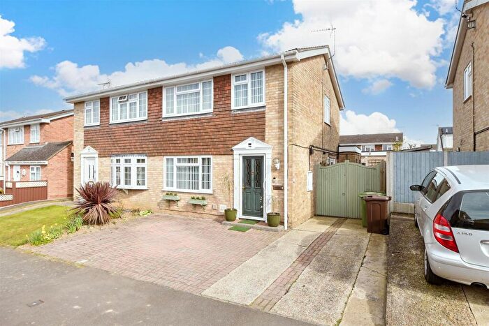 3 Bedroom Semi-Detached House For Sale In Whitebeam Drive, Coxheath, Maidstone, Kent, ME17