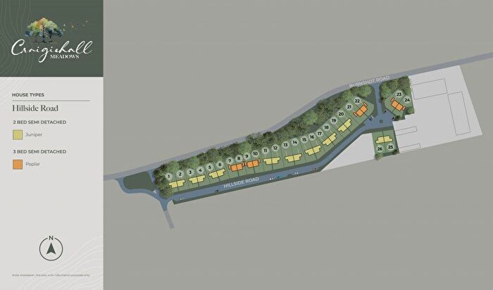 2 Bedroom Semi-Detached House For Sale In Hillside Road, The Juniper, Craigiehall Meadows, Craigiehall, Edinburgh, EH30