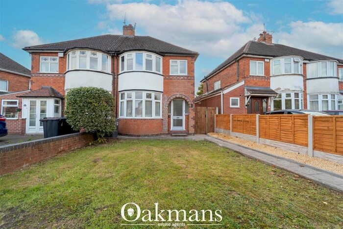 3 Bedroom Property To Rent In Kingshurst Road, Birmingham, B31