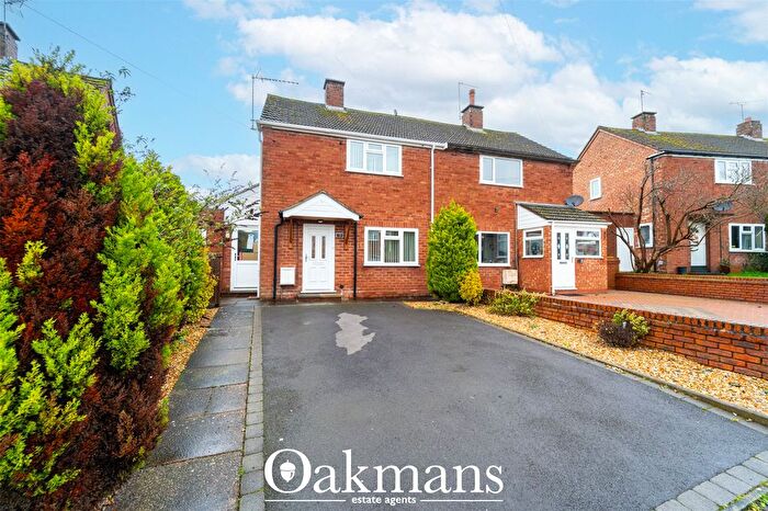 2 Bedroom Semi Detached House For Sale In Cobham Close, Bromsgrove, Worcestershire, B60