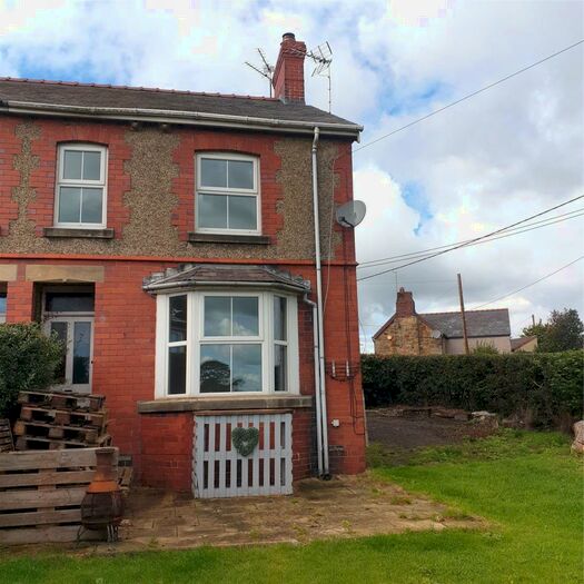 2 Bedroom Semi-Detached House To Rent In Greenfields, Halton, Chirk, Wrexham, LL14