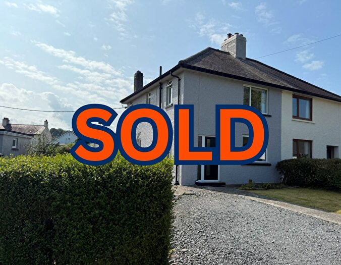 3 Bedroom Semi Detached House For Sale In Dolystwyth, Llanilar, SY23