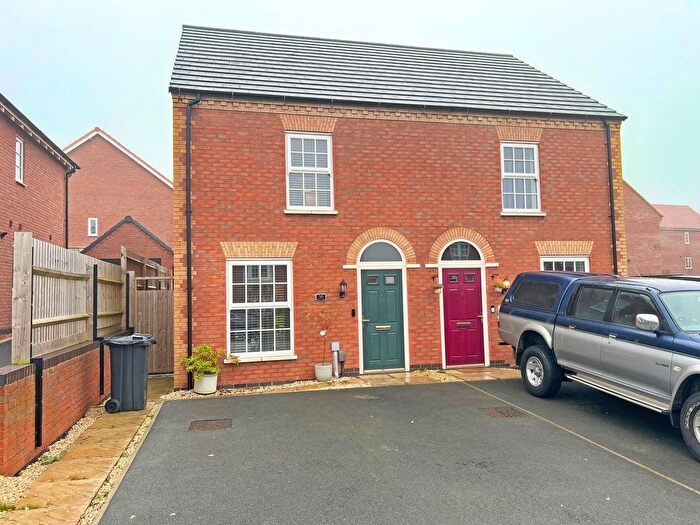 2 Bedroom Semi Detached House For Sale In Usherwood Way, Hugglescote, Leicestershire, LE67