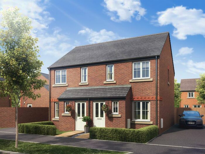 2 Bedroom Semi Detached House For Sale In "The Alnwick" At Compass Point, Market Harborough, LE16