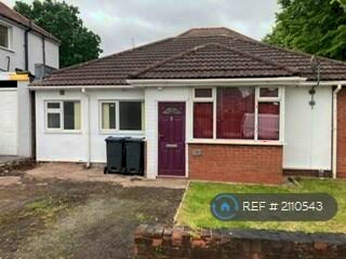 1 Bedroom Bungalow To Rent In Allendale Road, Birmingham, B25
