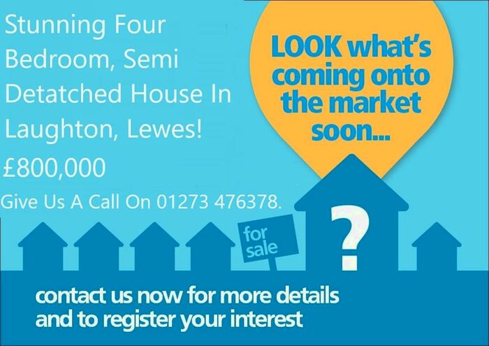 4 Bedroom Semi-Detached House For Sale In Brickhurst Lane, Laughton, Lewes, BN8