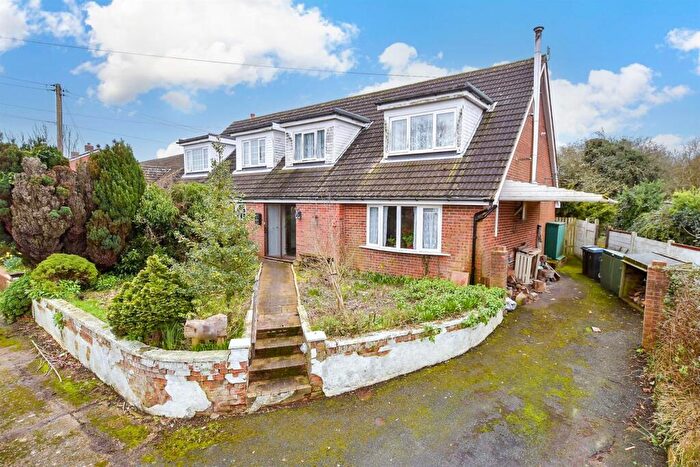 3 Bedroom Semi-Detached Bungalow For Sale In Downs Road, East Studdal, Dover, Kent, CT15