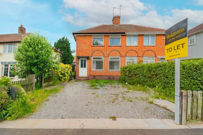 2 Bedroom Semi-Detached House To Rent In Milcote Road, Birmingham, B29