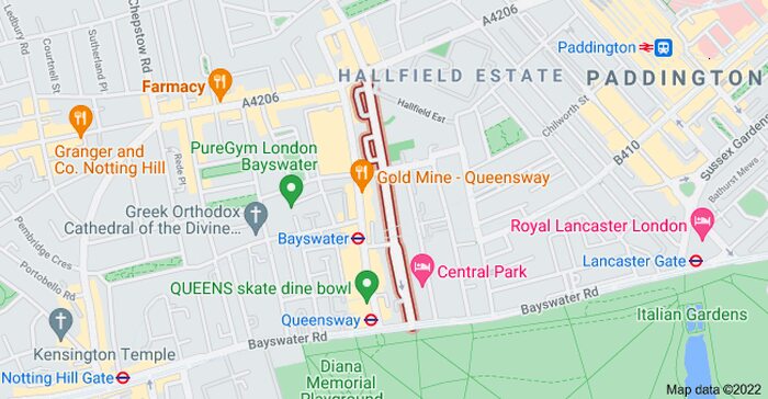 Studio To Rent In Inverness Terrace, Bayswater London, W2