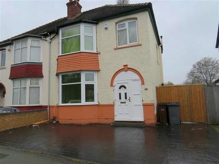 3 Bedroom Property To Rent In Springfield Road, Wolverhampton, WV10