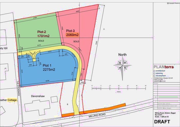 Land For Sale In Plot Millrig Road, Serviced Building Plot, Wiston, Biggar, ML12