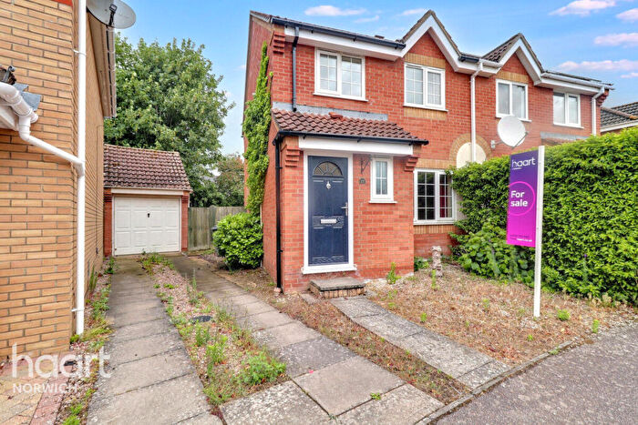 3 Bedroom Semi-Detached House For Sale In Kiln Road, Horsford, NR10