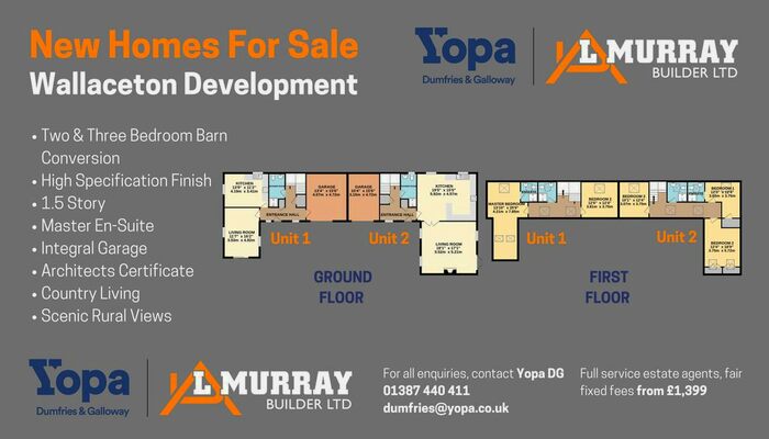 3 Bedroom Semi-Detached House For Sale In Cairn Drive, Wallaceton, Auldgirth, Dumfries DG2