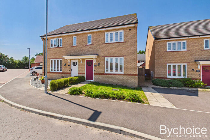 2 Bedroom Semi-Detached House For Sale In Ranulf Road, Acton, Suffolk, CO10