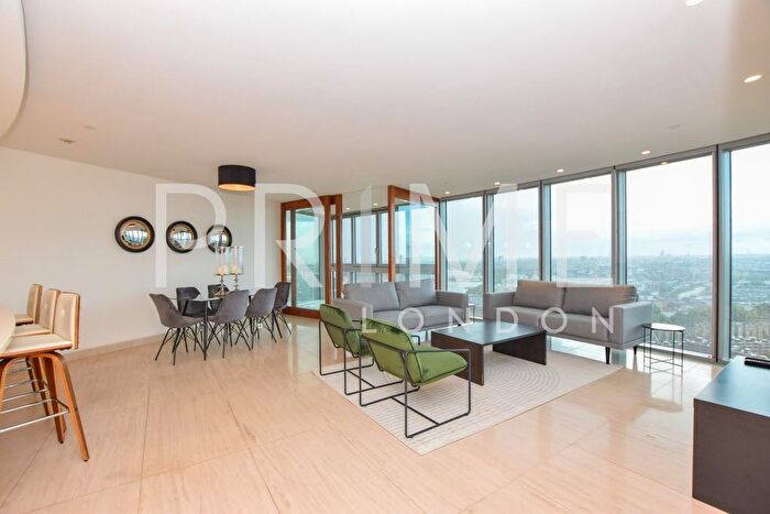 3 Bedroom Flat To Rent In The Tower, One St. George Wharf, Vauxhall, SW8