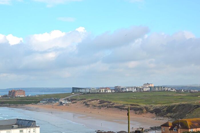 3 Bedroom End Of Terrace House For Sale In Fistral Court, Overlooking Fistral Beach, Pentire, TR7
