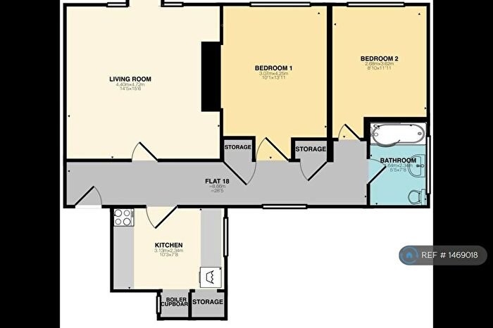2 Bedroom Flat To Rent In Hamstead Court, Hockley, Birmingham, B19