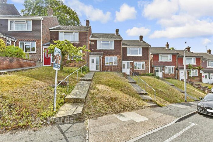 2 Bedroom Terraced House For Sale In Scotby Avenue, Walderslade, Chatham, Kent, ME5