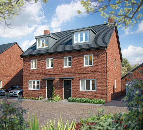 3 Bedroom Semi-Detached House To Rent In Leaf Living At Hounsome Fields, Peacock Avenue, Basingstoke, Hampshire, RG23
