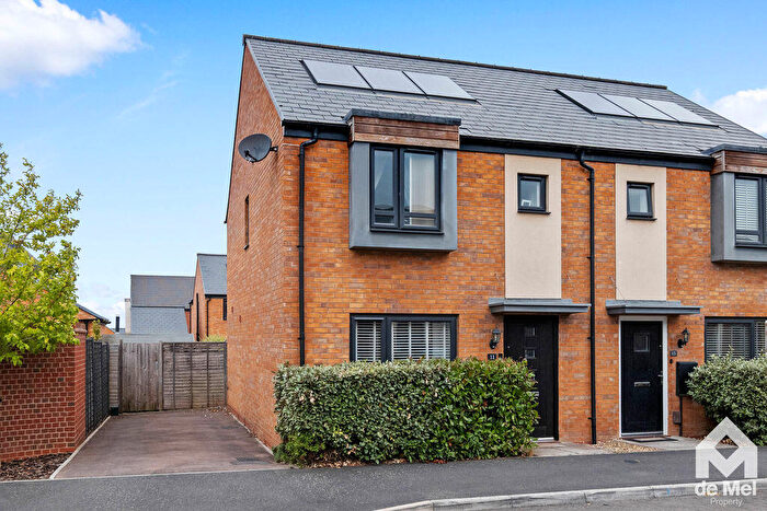 3 Bedroom Semi Detached House For Sale In Opal Way, Bishops Cleeve, Cheltenham, GL52