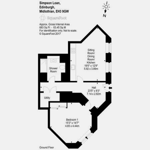 1 Bedroom Flat To Rent In Simpson Loan, Edinburgh, EH3