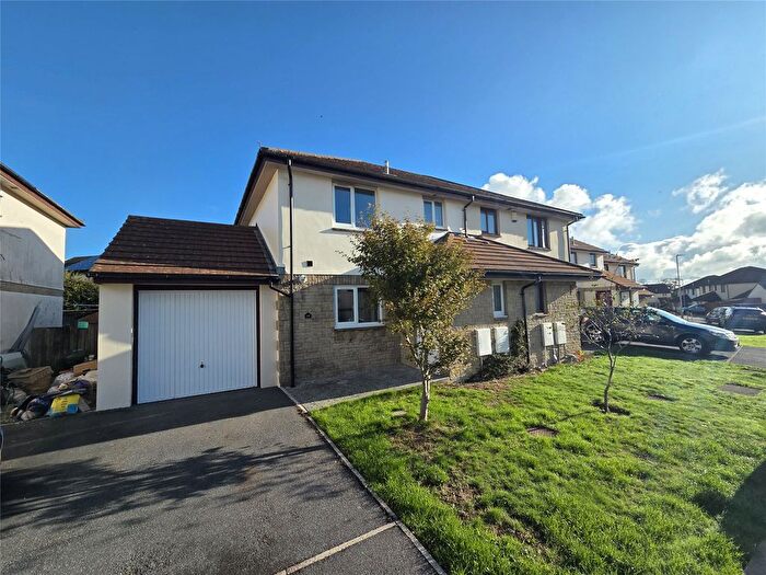 3 Bedroom Semi Detached House For Sale In Tredinnick Wood Close, Helston, Cornwall, TR13