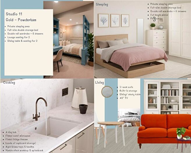 1 Bedroom Apartment To Rent In Gold Powderham- Studio |Verney St, EX1