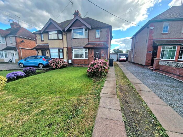 2 Bedroom Semi-Detached House For Sale In Coventry Road, Bulkington, Bedworth, Warwickshire, CV12