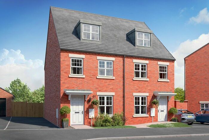 3 Bedroom Semi-Detached House For Sale In "The Braxton - Plot " At Widdowson Way, Barton Seagrave, Kettering, NN15