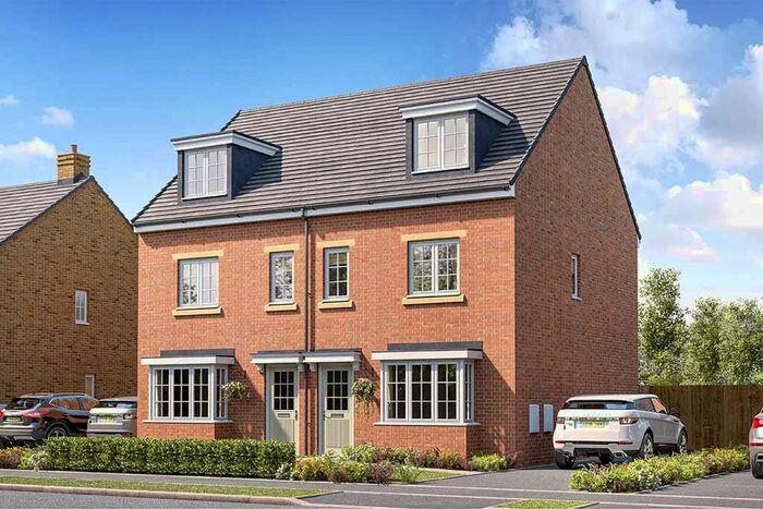 3 Bedroom Semi-Detached House For Sale In "The Stratton" At Stump Cross Hill Road, Quarrington, NG34