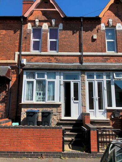 2 Bedroom Terraced House To Rent In Shenstone Road, Edgbaston, Birmingham, West Midlands B16