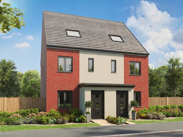 3 Bedroom Terraced House For Sale In "The Braunton" At Oxleaze Reen Road, Newport, NP19