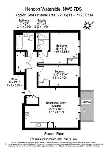 2 Bedroom Apartment To Rent In Hendon Waterside, Moorhen Drive, Hendon, NW9