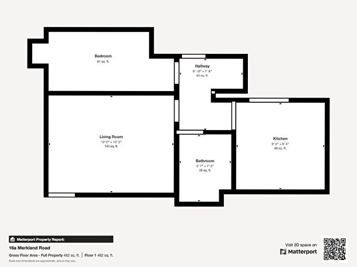 1 Bedroom Flat To Rent In Merkland Road, City Centre, Aberdeen, AB24