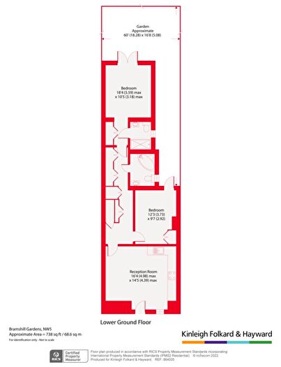 2 Bedroom Flat To Rent In Bramshill Gardens London, NW5